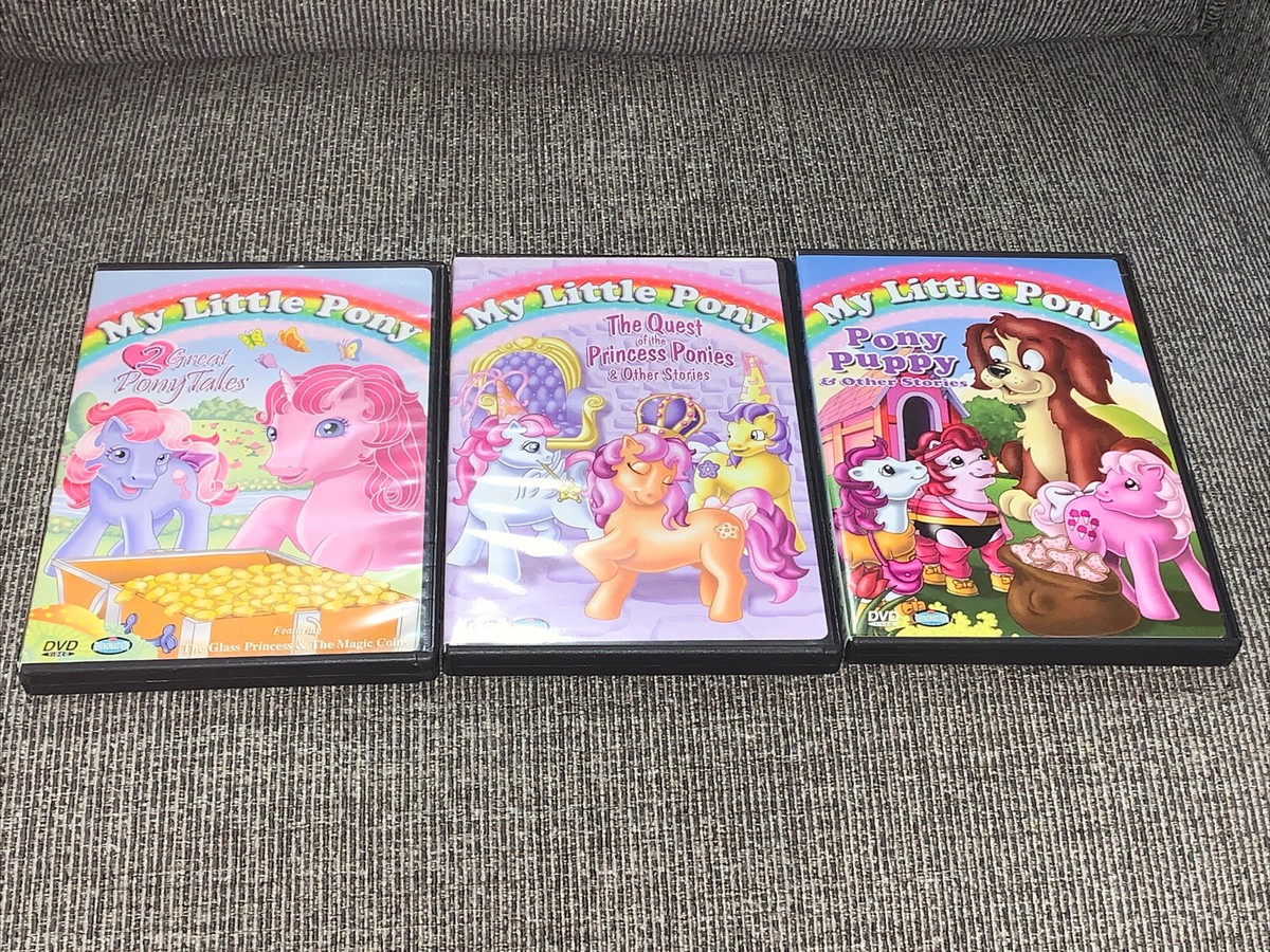 My Little Pony DVD Lot Of 3 With Tales Pony Puppy & The