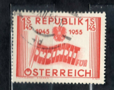 austria 1955 decennale repubblica n. 847