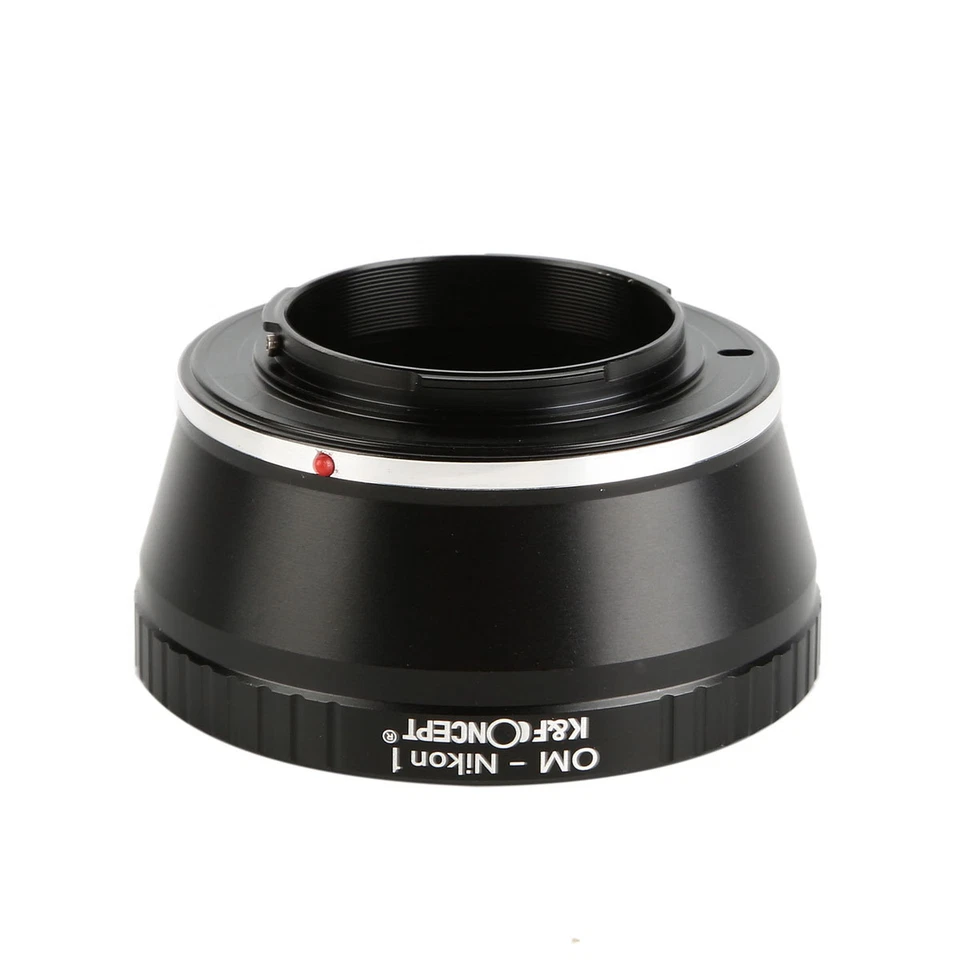 K&F Concept Manual Lens Adapter for Olympus OM Lens to Nikon 1 Camera Body J1 V1 - Image 2 of 4