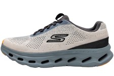 Skechers Herren Glide Step Hellgrau/Grün/Orange 217020 SAGE Schuhe