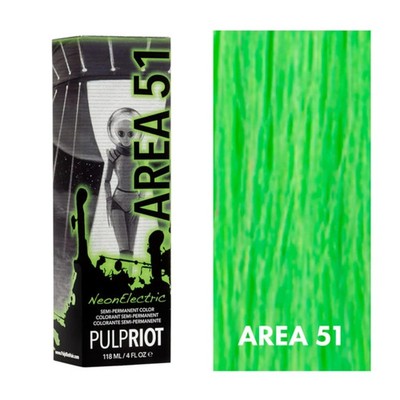 PULP RIOT Semi-Permanent Hair COLOR 4 OZ Area 51