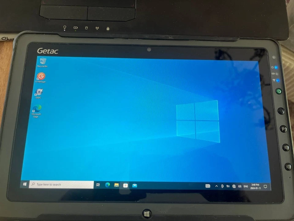 Getac F110 Rugged Tablet Computer i5-4300U 4GB 120GB WiFi WIN10 - Image 4 of 4