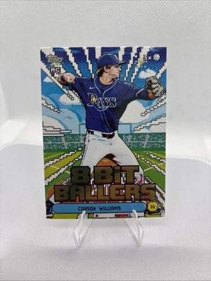 2026 Topps Celebrations 8 Bit Baller Carson Williams Rays RC 8B23  