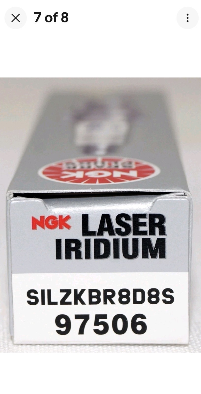 Set of 6 NGK 97506 - Laser Iridium Spark Plugs SILZKBR8D8S