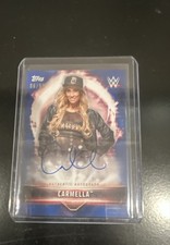 2019 Topps WWE Road to Wrestlemania - Autographs Carmella #A-CM Blue /50 (AU)