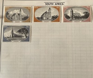 Collection Of 4 Stamps - South Africa (SWA) 1978 Historic Churches MH