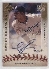 2009 Sweet Spot Sweet Beginnings 461/699 Luis Perdomo #120 Auto 4e8