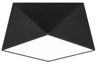 Deckenleuchte Schwarz B:30Cm Geometrisch E27 Schlafzimmer Deckenlampe Lynndie