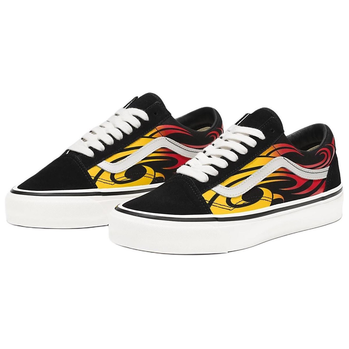 Vans ワープドツアー限定　オールドスクール Vans Old Skool 36 Lx Warped Tour Black Flame - VN000D56MCG | eBay