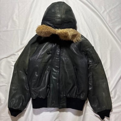 80s Schott N2B Leather Bomber Jacket Size M