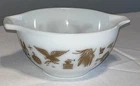 Vintage Pyrex 441 Early American Cinderella Nesting Bowl (1-1/2 Pint) Brown Farm