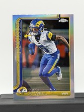 2025 Topps Chrome #167 Tutu Atwell Silver Refractor Los Angeles Rams