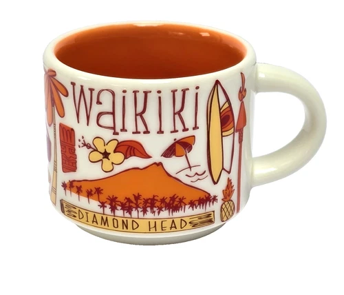 Starbucks Waikiki BEEN THERE SERIES Mini Mug 2oz Demitasse Espresso Ornament
