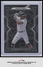 2022 Panini Chronicles #33 Carlos Correa Obsidian