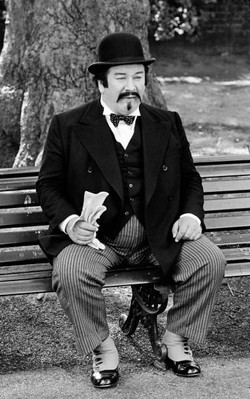 British actor author raconteur Peter Ustinov as Hnup Wan filming ''- Old Photo