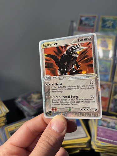 Pokémon TCG Aggron EX Sandstorm Holo Rare Card 95/100 NM/LP+