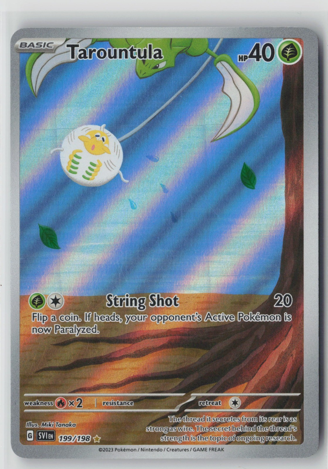 Tarountula 199/198 SV01: Scarlet & Violet Base Set Illustration Rare NM Tanaka