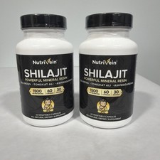 2 pack NutriVein Shilajit- Hormone Balance, Strength  Stamina, Stress, exp 9/26