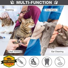 Cat Shower Net Bag Grooming Bathing Restraint Grey