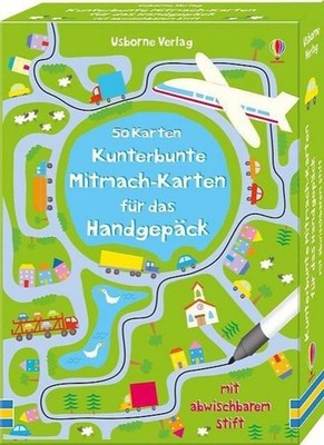 Kunterbunte Mitmach-Karten für das Handgepäck Non Figg