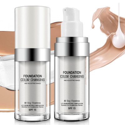 Farbwechselnde Foundation SPF 15 2PCS  Color Changing Foundation Make-Up