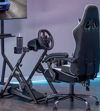 Sim Race steering wheel simulator stand Trust...