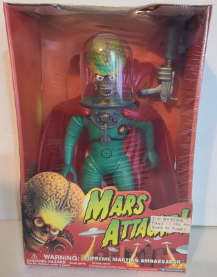 1996 TRENDMASTERS MARS ATTACKS SUPREME MARTIAN AMBASSADOR ACTION FIGURE NEW
