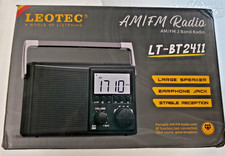 Portable AM FM Radio. Battery Operated or AC Power. BIG. Bluetooth / Audio Jack