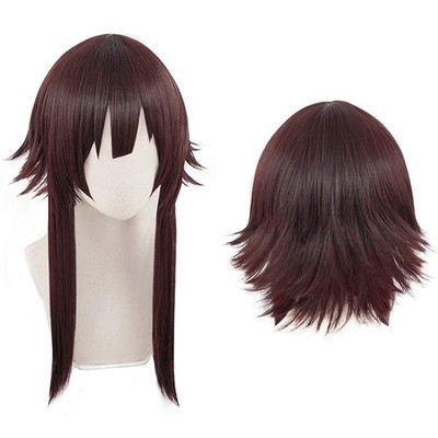 Heat-Resistant Cosplay Wig, The Second Castle, Brown Short Hair, Perfect For Pa_