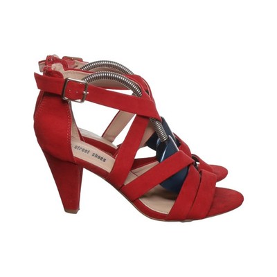 Street Shoes, Sandaletten, Größe: 39, Rot, Damen, 10 #yqf