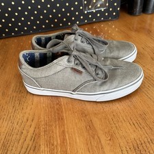 Men  s 7 Vans Atwood Deluxe Gray Chambray Sneakers