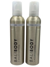Lot Of 2 Bali Body 1 Hour Express Self Tanning Spray - Dark 7.6 oz each