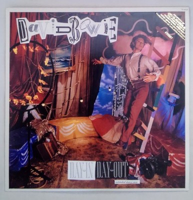 David Bowie Day In Day Out Vinyl 12''Maxi Single Promo Stamp 1987 Vg+/Excellent
