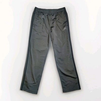 adidas 3-STRIPE Warm-up Tricot Men s Large Track Pants H48431 Grey Black NEW