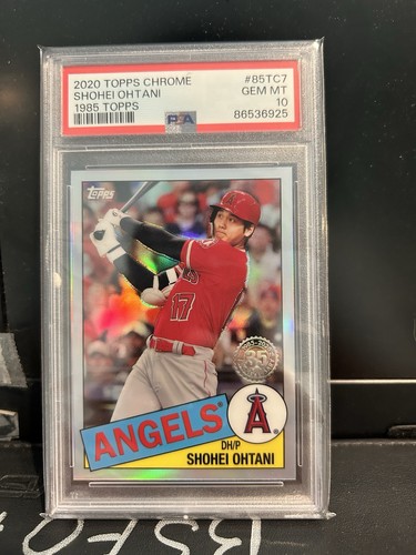2020 Topps Chrome - 1985 Topps Shohei Ohtani #85TC-7 PSA 10