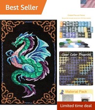 Unique DIY Dragon Latch Hook Rug Kit - Perfect Gift for Adults  Friends