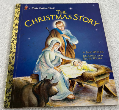Little Golden Book The Christmas Story Jane Werner Eloise Wilkin Vintage