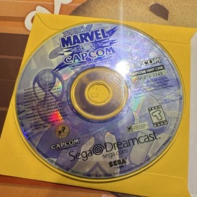 Capcom Marvel vs. Capcom Sega Dreamcast disc only TESTED WORKS! Fighting T-Teen