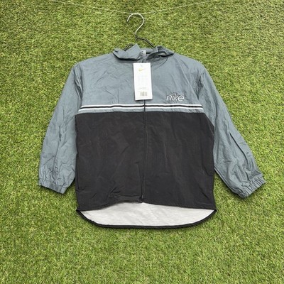 Vintage Nike Jacket Kids Large Size 7 Zip Up Sports Windbreaker Deadstock NWT