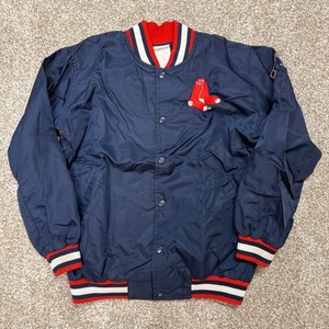 Vintage Boston Red Sox Bomber Jacket Genuine Merchandise Youth Medium 10/12