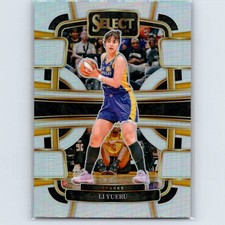 2024 Panini Select WNBA Li Yueru #74 Prizms Silver Los Angeles Sparks