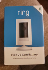 Ring Stick Up Cam Outdoor Wireless Security Camera - White