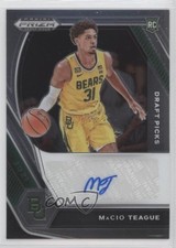 2021-22 Panini Prizm Draft Picks Draft Picks MaCio Teague #DP-MCT Auto s1i