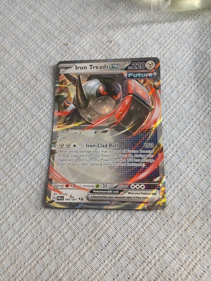 Iron Treads ex 066/091 Double Rare - Paldean Fates - Pokemon TCG S&V - NM
