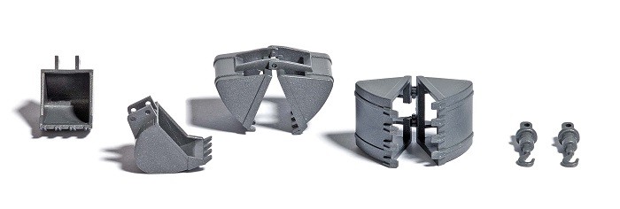 Busch 7799 - 1/87 / H0 Excavator Buckets - New