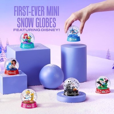 ZURU Mini Brands Disney Snow Globes Bundle & Save Mickey Ariel Moana Frozen Nemo