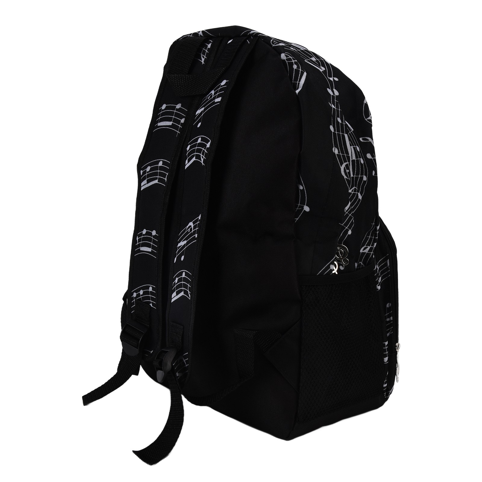 Student Backpack Oxford Cloth Piano Keys Pattern Knapsack For Teenagers