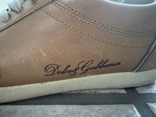 Dolce & Gabbana Men s Brown Leather Sneakers ...