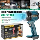 Turbo Blower Cordless for Dusting Snow Blowing Leaf Removal for Garden Car Yard