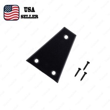 Triangle Plastic Guitar Truss Rod Cover 3 Hole with Screws for Electric Guitar